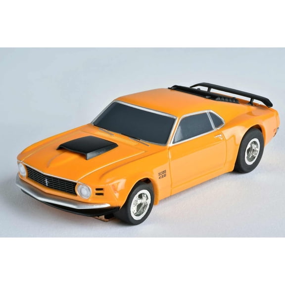 AFX 21050 Mustang Boss 429 -1970 Orange Mega G  HO Scale Slot Car
