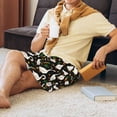 thumbnail image 5 of Lsque funny Goose Pattern Mens Sleep Pajama Shorts,Short Pajama Pants, Cotton Ultra-Soft Knit-Small, 5 of 6