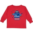 thumbnail image 3 of Inktastic Robot Brother Boys Long Sleeve Toddler T-Shirt, 3 of 5
