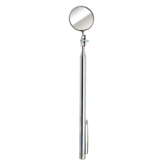 Ullman E-2TM Miroir d'Inspection Télescopique Circulaire de Poche avec Outil de Ramassage Magnétique, Diamètre 1-1/4 Pouces, Longueur de Poignée Prolongée de 5-3/4 Pouces à 27-1/4 Pouces