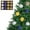 A, variant on SHIMELE 6cm Flocked Christmas Ornaments 12PC Texture Hanging Balls Plastic for Xmas Tree Indoor Outdoor Decoration