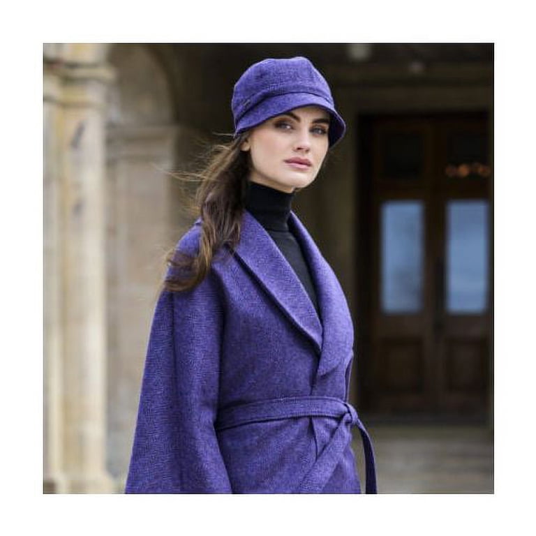 Mucros Tweed Flapper Hat, Purple, One Size - Walmart.com display picture 3