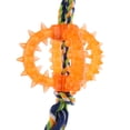 thumbnail image 3 of Cuerda Dog Chew Rope Dentición, Limpieza Y Tiempo De naranja, 3 of 9