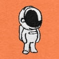 thumbnail image 2 of Dalix Astronaut Midweight Garment Dye Soft Tee Short Sleeve Cotton Shirt Mens in Sherbert L Large, 2 of 5