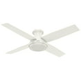 thumbnail image 2 of Hunter - Dempsey Indoor Low Profile Ceiling Fan, Remote, 52-inch, Fresh White, Modern-style, 3-speed WhisperWind Motor, 59248, for Living Rooms, Bedrooms, 2 of 16