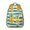 Yellow, variant on Trendy Pineapple Print Backpack - Roomy & Lightweight for Students & Professionals, Great for Campus, Commuting & Daily Errands