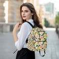 thumbnail image 6 of FORMRS Mini Backpack Purse for Women Quilted Travel Daypack Casual Shoulder Bag, Citrus Fruits, 6 of 7