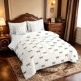 thumbnail image 2 of Manfei Coquette Bow 7pcs Queen Bedding,Fashion Bowknot Bedding Comforter Set Queen,Reversible, 2 of 7