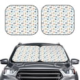 thumbnail image 2 of Balery 2 Piece Undersea Animals Car Windshield Sun Shade|Foldable Front Windshield Shade for Car Front Window for Most Sedans SUV Truck-Small, 2 of 7