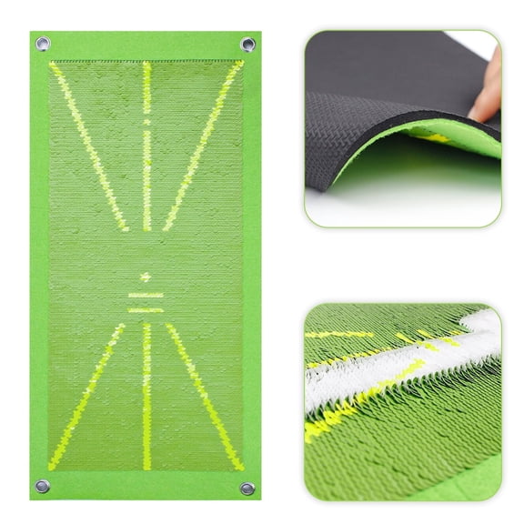 Golf Hitting Mat Golf Training Mat with Swing Detection and Instant Path Feedback for Outdoor Indoor Practice