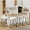 White, variant on Apeaka Swivel Barstools Set of 4,Modern Counter Height Bar Chairs Plastic Seat Metal Bar Stools for Kitchen Island Breakfast Bar