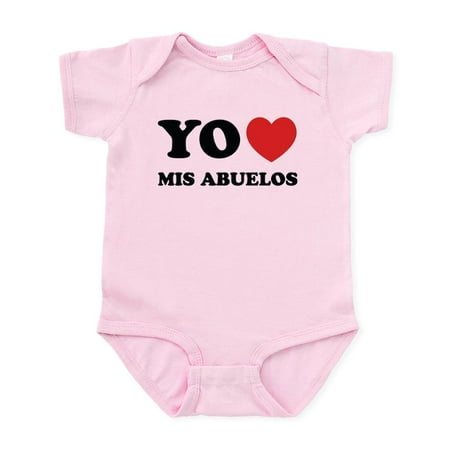 

CafePress - Yo Amo Mis Abuelos Infant Bodysuit - Baby Light Bodysuit Size Newborn - 24 Months