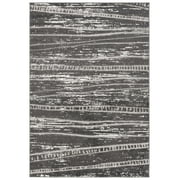 SAFAVIEH Cottage Neville Geometric Indoor/Outdoor Area Rug, Grey, 8' x 11'2"