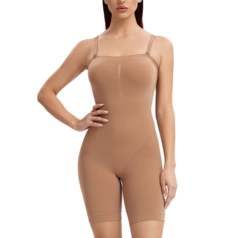 MISS MOLY Shapewear for Women Seamless Full Body Shaper Compression Faja  Bodysuits Tummy Control Mid Thigh Slimmer 