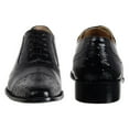 thumbnail image 4 of LIBERTYZENO Mens Genuine Leather Office Oxford Shoes Black, 4 of 8
