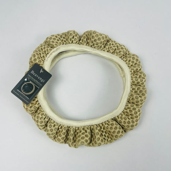 Beavengi Universal Elastic Fabric Vehicle Steering Wheels Cover