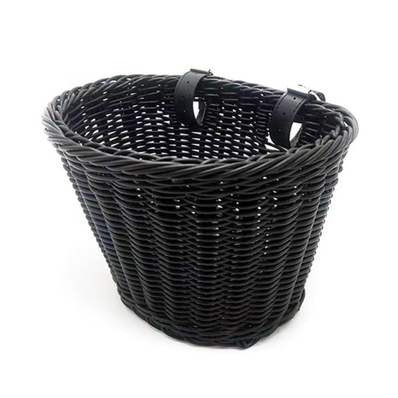 Rattan Kids Bike Basket Handlebar Basket Children Balance Bike Scooters Basket Outdoor Cycling Accessories Durable Practical