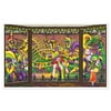 Party Central Pack of 6 Purple and Yellow Mardi Gras Parade Party Wall Decors 62"