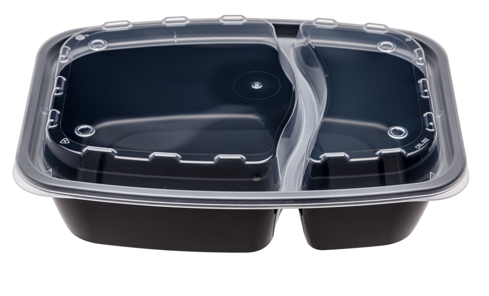 Enpak injection plastic 28 oz microwave container with lid