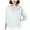 White, variant on Jacket for Women 2025 Plus Size Long Sleeve Hooded Full Zip Pockets Shirts Summer Casual Hiking Workout Lightweight Athletic Sportwear with Thumb Holes White XXL
