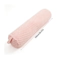 thumbnail image 3 of PONPRNGY 39" Long Bolster Pillow, Cotton Round Body Pillow Soft Cylinder Roll Pillow with Removable Washable Cover, 3 of 6