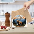 thumbnail image 6 of Bear Iceberg Trees Mountain Lake Napkin Holder for Table Clear Napkin Stand Paper Holder Acrylic Organizer Dispenser Napkins for Dinner Kitchen Restaurant Room, 6 of 8