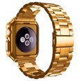 thumbnail image 2 of Stainless Steel Strap Band With Case For Apple Watch Series 7 6 5 4 3 2 1 SE, 2 of 7