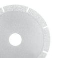 thumbnail image 4 of Uxcell 4.5" Diamond Cutting Wheels Grinding Disc with Cuts for Stone Ceramics Glass 46Grits Silver Tone, 4 of 5