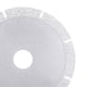 thumbnail image 4 of Discos de corte de diamante Uxcell de 4.5" con cortes para piedra, cerámica, vidrio 46 granos tono plateado, 4 of 5