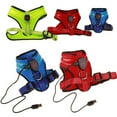 thumbnail image 3 of TIELUTT Laisse Lumineuse Réglable Harnais Réfléchissant USB Rechargeable Collier LED Bandes Ventrales pour Chiens Mâles avec Boutons Pression Petits Chandails de Lit Chihuahua pour Petits Chiens Chandail de Lit pour Chien à Carreaux Chihuahua Petit, 3 of 4