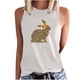 thumbnail image 1 of Camiseta sin mangas de verano de Pascua con cuello redondo suelto informal estampado para mujer Fridja  qr2150, 1 of 5