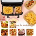 thumbnail image 4 of 100pcs Air Fryer Parchment Paper, Compatible with Philips Airfryer 3000 Series, Moulinex EZ901820 5.2/3.1L, Lakeland Tower Salter, 5.9 Inches, 4 of 5