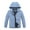 Light Blue, variant on MGEOY Boys Girls Rain Jackets Lightweight Waterproof Hooded Raincoats Windbreakers for Kids，Sizes 4-16