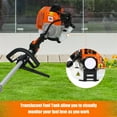 thumbnail image 6 of 52CC 2-Cycle Weed Eater, 4-in-1 Gas Powered Full Crank Shaft String Trimmer with Gas Pole Saw, Hedge Trimmer and Brush Cutter, Trimming Tool System for Grass Lawn Garden Yard Care, D8247, 6 of 10