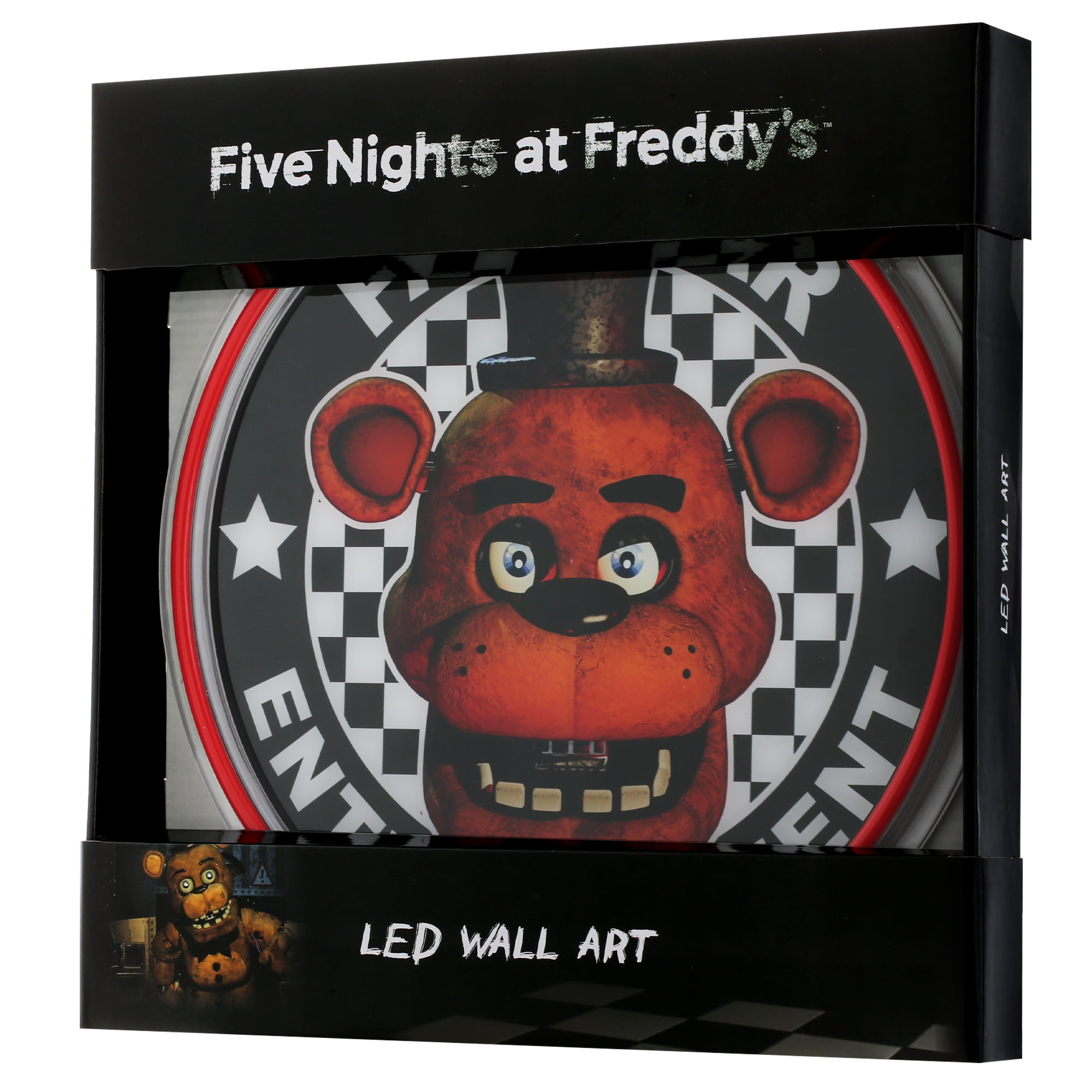 Five Nights at Freddy's LED Wall Decal, 12" x 12", for Teens and Adults