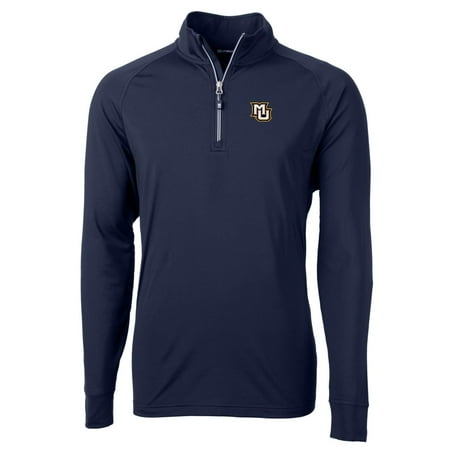 Men s Cutter & Buck Navy Marquette Golden Eagles Big & Tall Adapt Eco Knit Quarter-Zip Pullover Jacket Men s Cutter & Buck Navy Marquette Golden Eagles Big & Tall Adapt Eco Knit Quarter-Zip Pullover Jacket