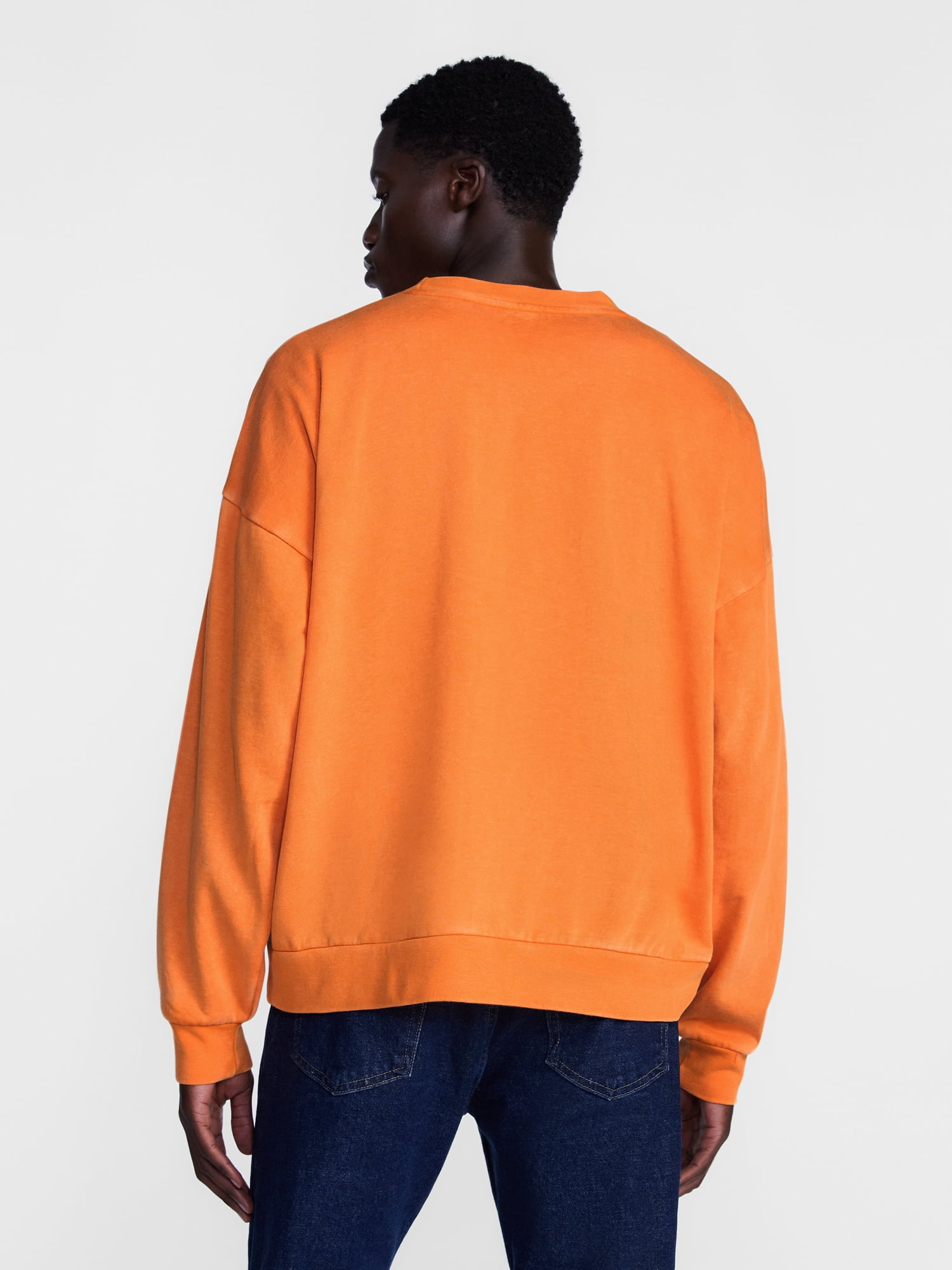 Men's Halloween Jacko Smile Graphic Long Sleeve Sweatshirt from Way to Celebrate, Sizes XS-5XB