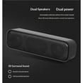thumbnail image 4 of [Newer] USB Computer Speaker for Desktop, Laptop Speaker, PC Speaker, Small Computer Soundbar with Hi-Quality Sound, Loud Control Volume, Rich Bass, 4 of 5