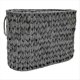 thumbnail image 1 of Cesta Tejida de Almacenamiento,Cesta de Mimbre Impermeable con Asas,Cesta Tejida Organizadora,Cesta de Despensa,Cesta de Almacenamiento de Mimbre C, 1 of 6
