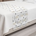 thumbnail image 2 of Nature Bed Runner, Scandinavian Style Ornament Bare Trees and Birds, Decorative Accent Bedding Scarf for Hotels Homes and Guestrooms, King, Multicolor, by Ambesonne, 2 of 2
