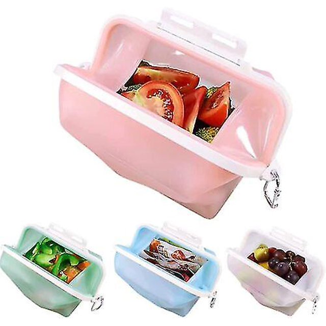 Caja de almacenamiento portátil Afortunado plegable hermética azul