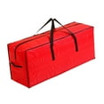 thumbnail image 3 of Bolsa de almacenamiento para árbol de Navidad con asas de transporte, impermeable, portátil, ideal para regalar. 122 cm x 38 cm x 50 cm, 3 of 9