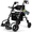 Gray, variant on Foldable Rollator Walker for Seniors with Seat, Lightweight 2 In 1 Rolling Walkers Wheelchair Combo for Adult, Transport Chair with Brakes, Adjustable Seat and Handle, 300 Lb. Weight Capacity