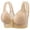 Beige, variant on 2PC Cotton Bralette for Home Leisure Hook Design Yoga Pants All Season Wireless Bras for Women,Grey,XL