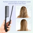 thumbnail image 6 of Unique Bargains Hair Straightening Comb Heat Resistance Home Straightener Styling Comb, 6 of 7