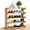 5 Tiers, variant on MEHOOM 4 Tier Bamboo Shoe Rack Organizer for Closet, Entryway, Dorm, Garage, Sturdy Shoe Storage Shelf, 28"x11"x20" (Natural)