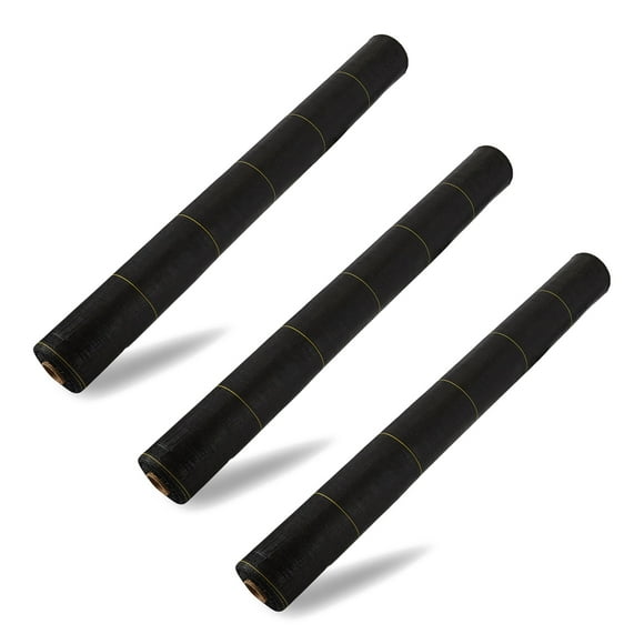 DeWitt Lot de 3 Sunbelt Tissu Barrière contre les Mauvaises Herbes 3,2 oz, Couvre-Sol Robuste, 6 x 300 Pieds