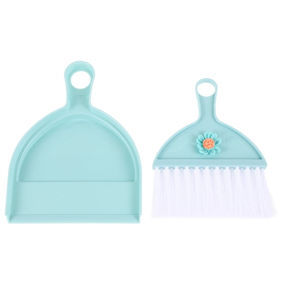 1 Set Mini Handheld Broom Small Dustpan and Brush Set Keyboard