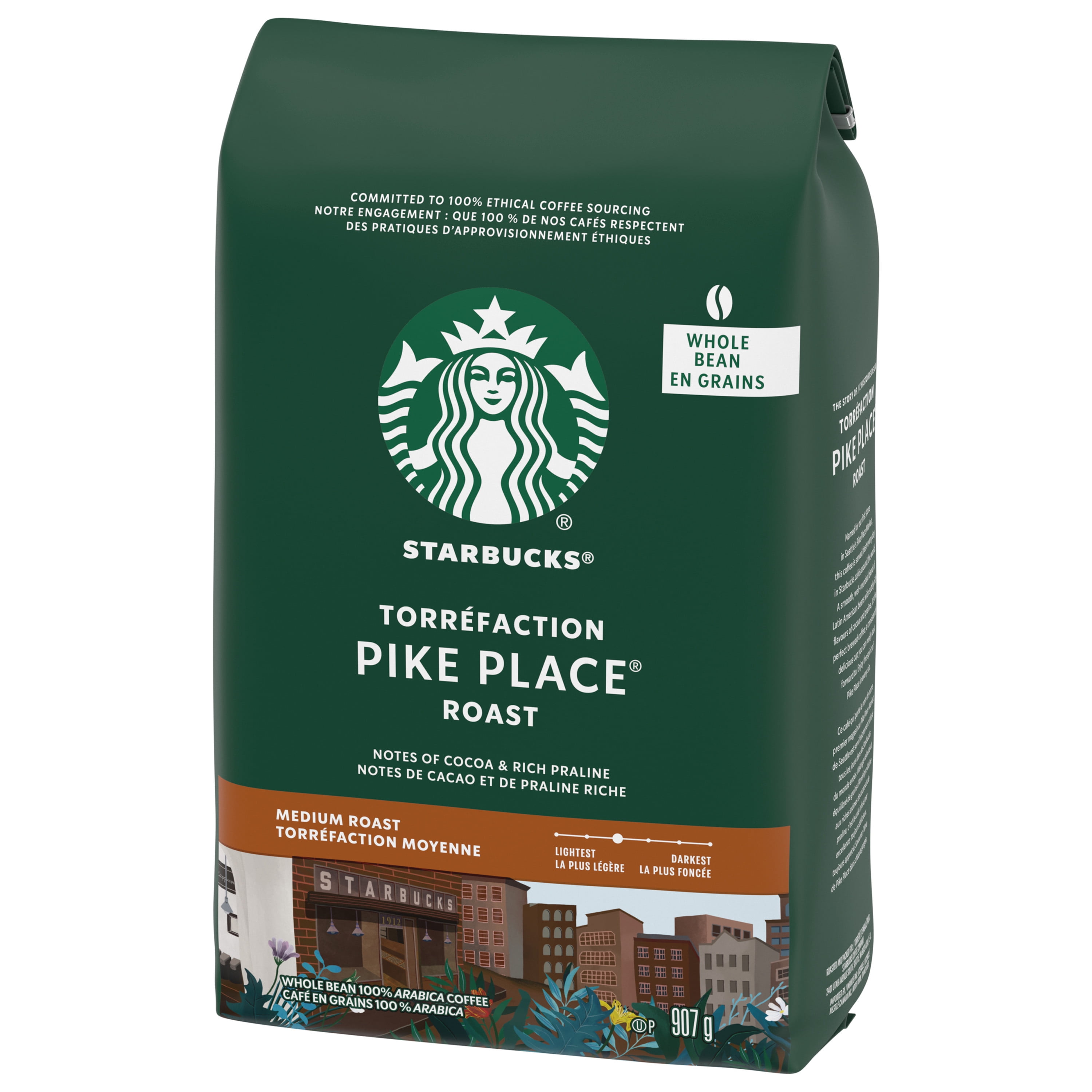 STARBUCKS Pike Place Roast Coffee Whole Bean