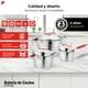 thumbnail image 3 of Bogner Batería De Cocina Acero Inoxidable 6 Piezas BCPS06SS, 3 of 9